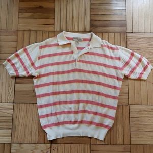 Vintage Sweater Polo Shirt